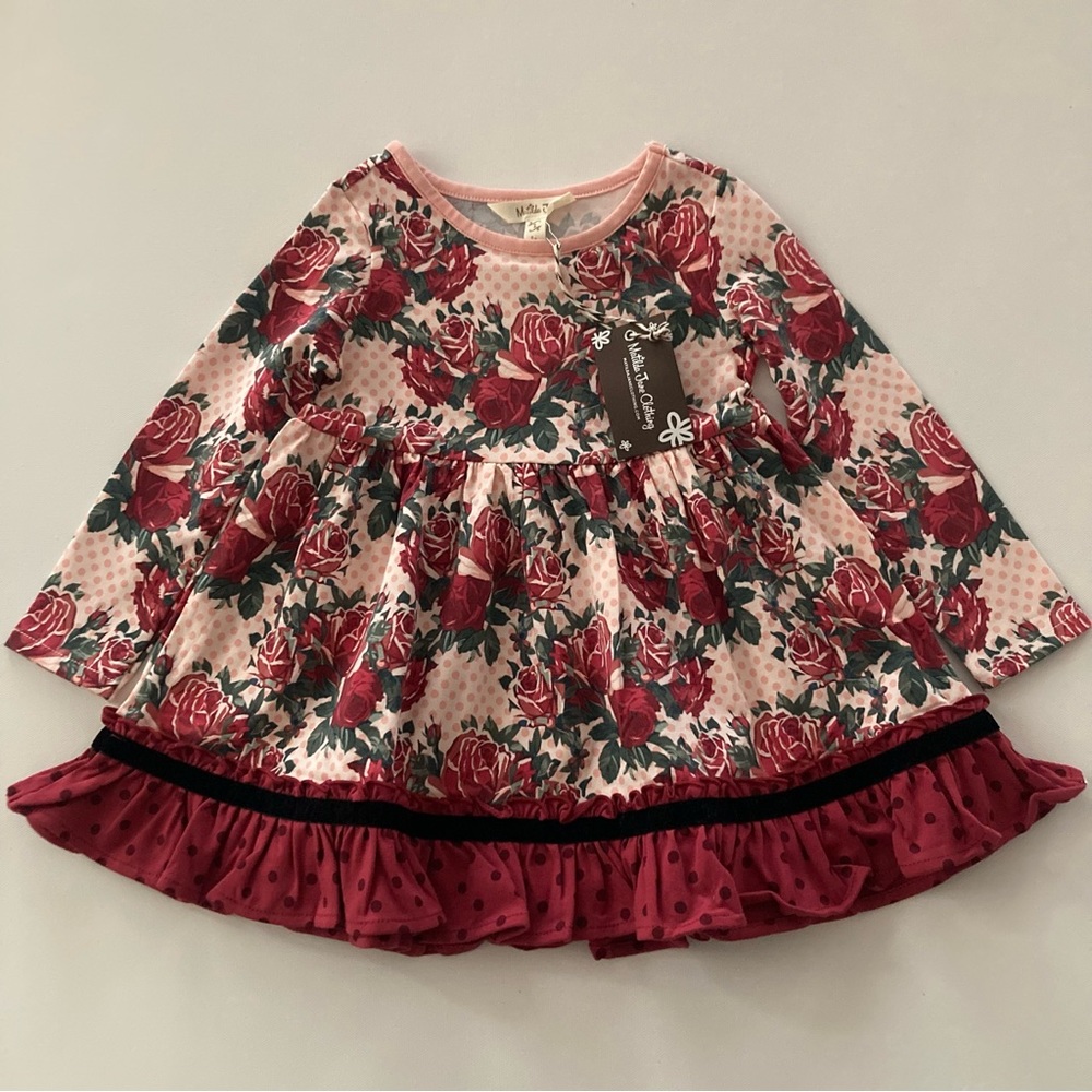 Matilda Jane 2T Toddler Girl Floral Dress NWT